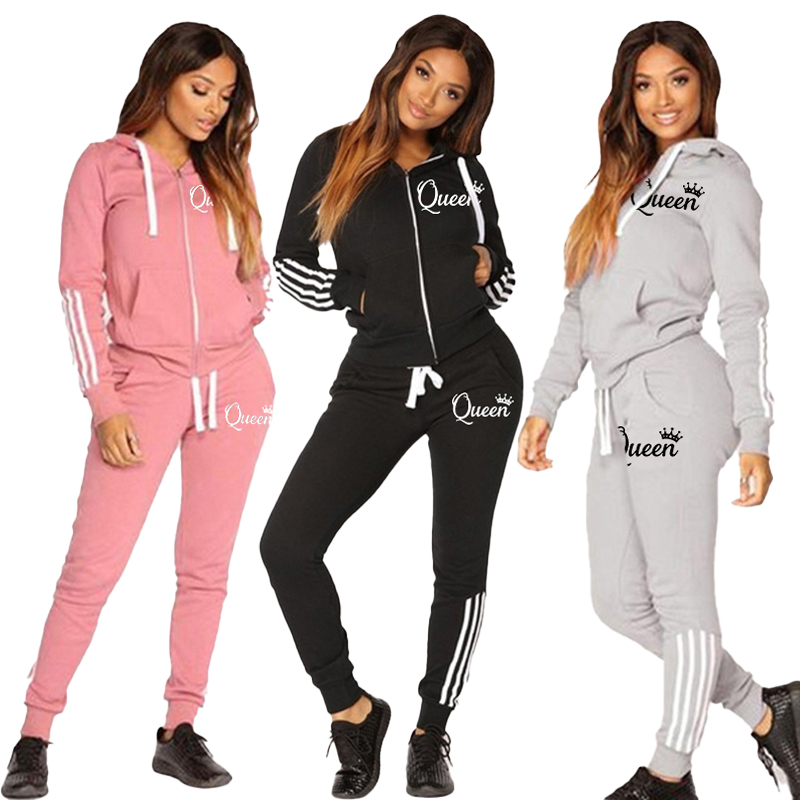 Running Jogging Gear - Fashion Casual Sweatsuits for Women Two