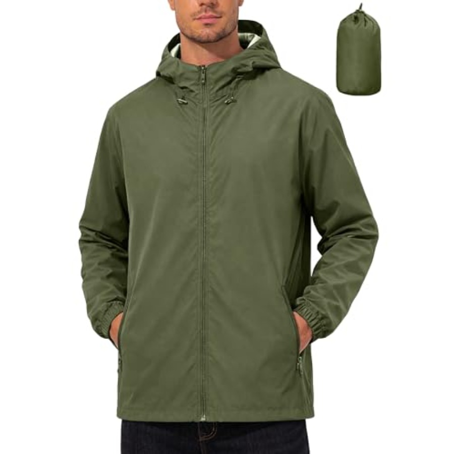 Running Gear Rain - UIQUR Mens Rain Jacket Lightweight Windbreaker