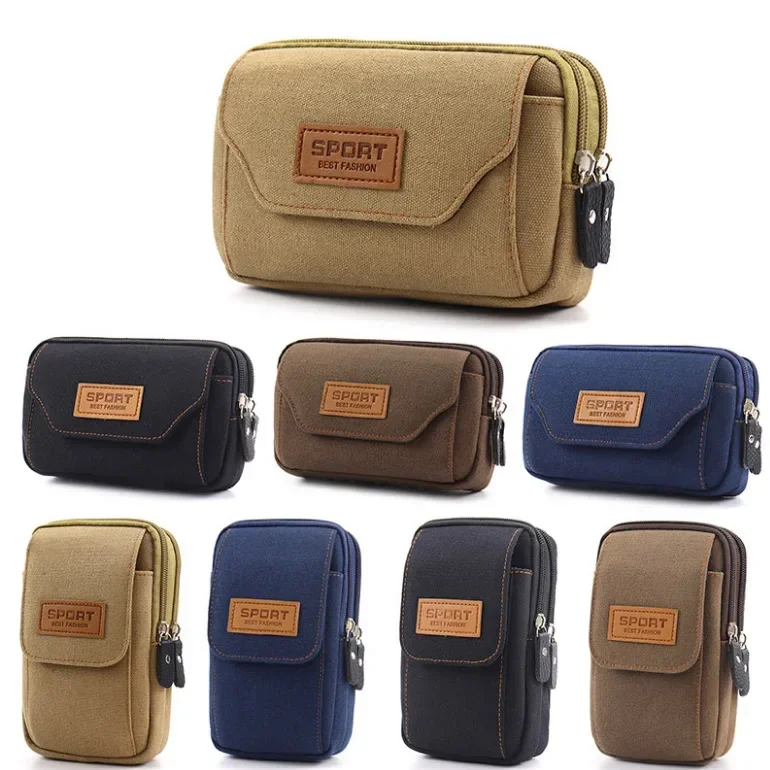 Running Gear Organizer - 6.5 Inches Men Soft Pouch Belt