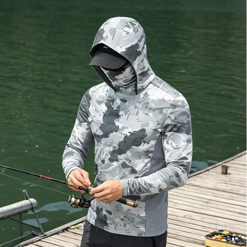 Running Gear Usa - 2026Riding Tops Wear Gray Fishing Shirt