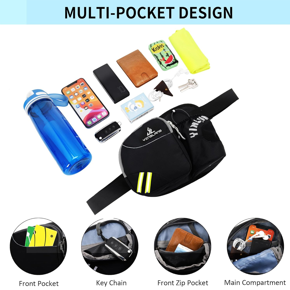 Waist Bag with Water Bottle Ho - Running Gear Holder avis et prix