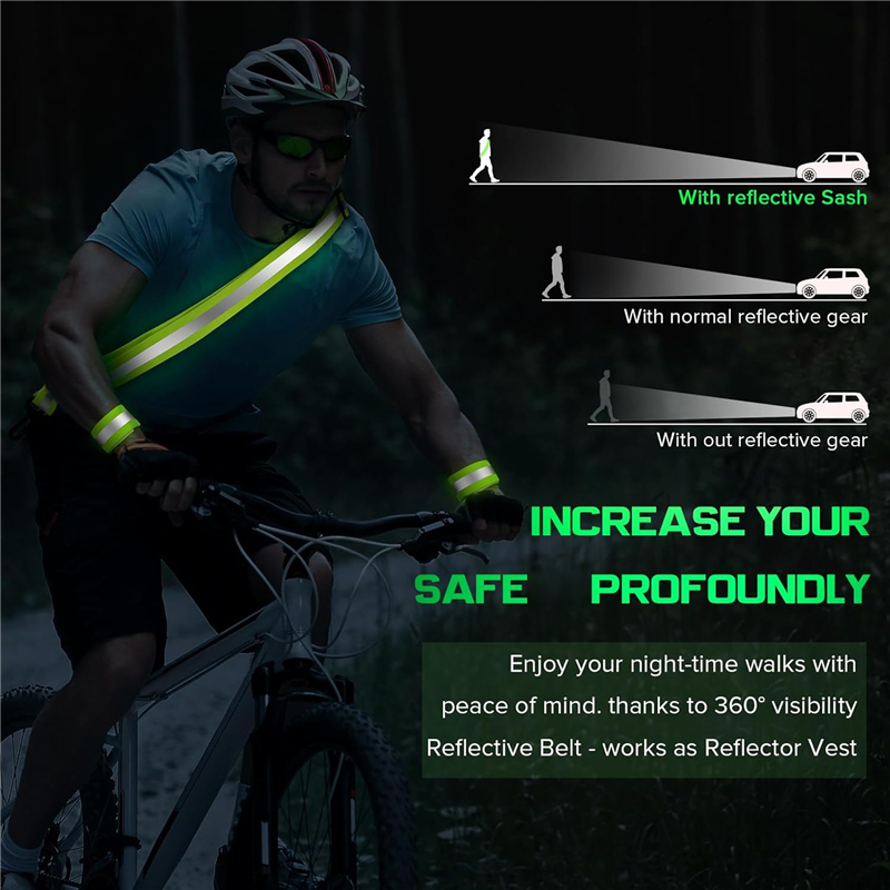 ABJM-2X Reflective Sash For Wa - Running Gear Usa avis et prix