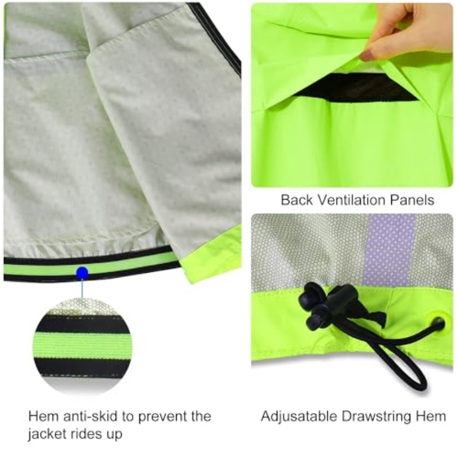 Men's Rain Jacket Waterproof W - Running Gear Rain avis et prix
