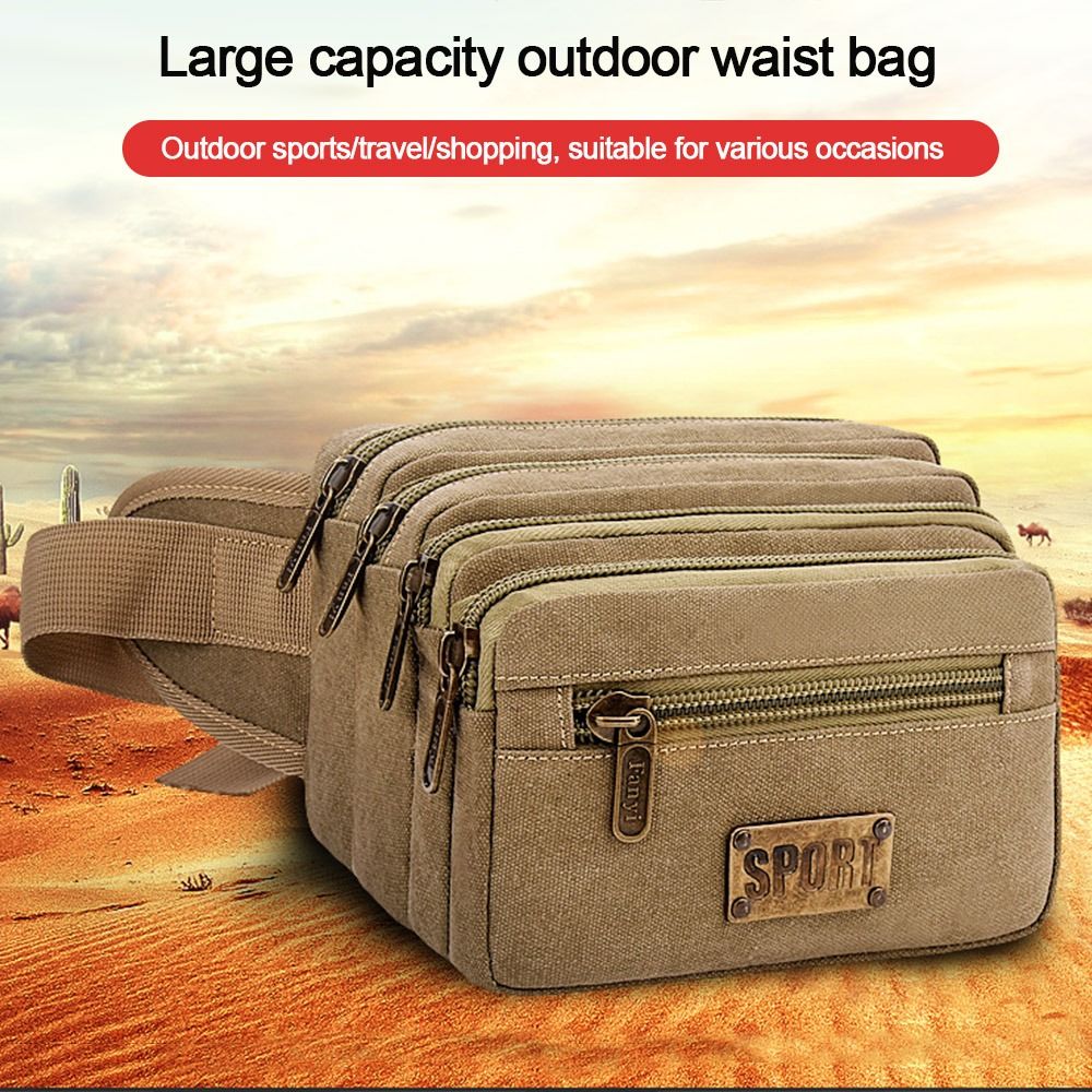 Useful Canvas Waist Bags Multi - Running Gear Organizer avis et prix