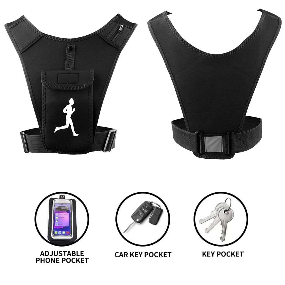 Adjustable Running Vest Phone  - Running Gear Holder avis et prix