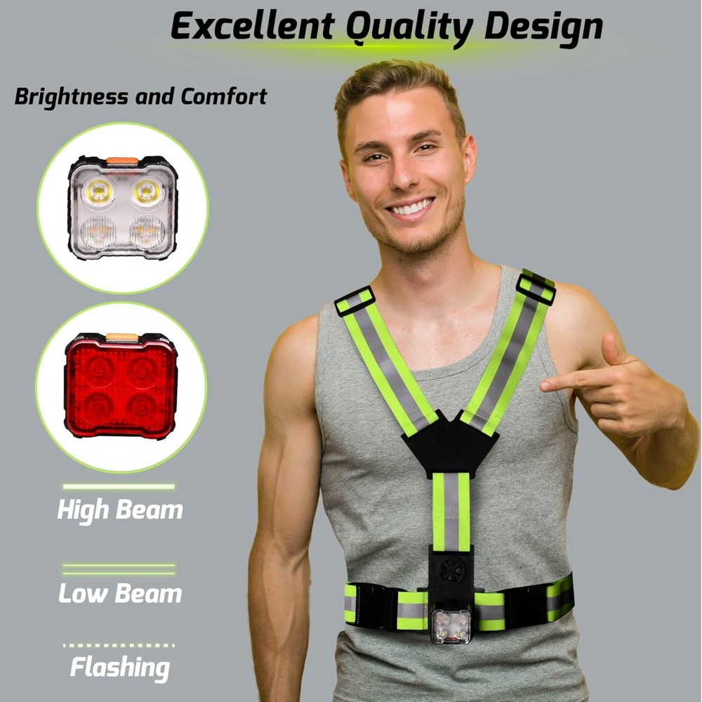 Running Light Vest for Night W - Running Gear Night avis et prix