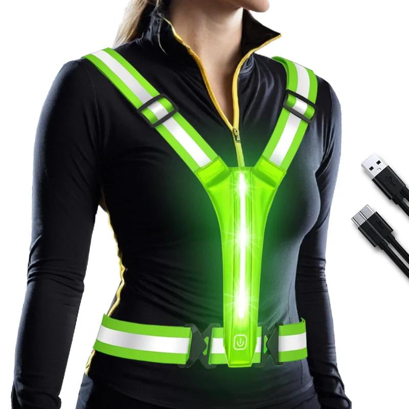 LED Reflective Vest Running Ge - Running Gear Night avis et prix