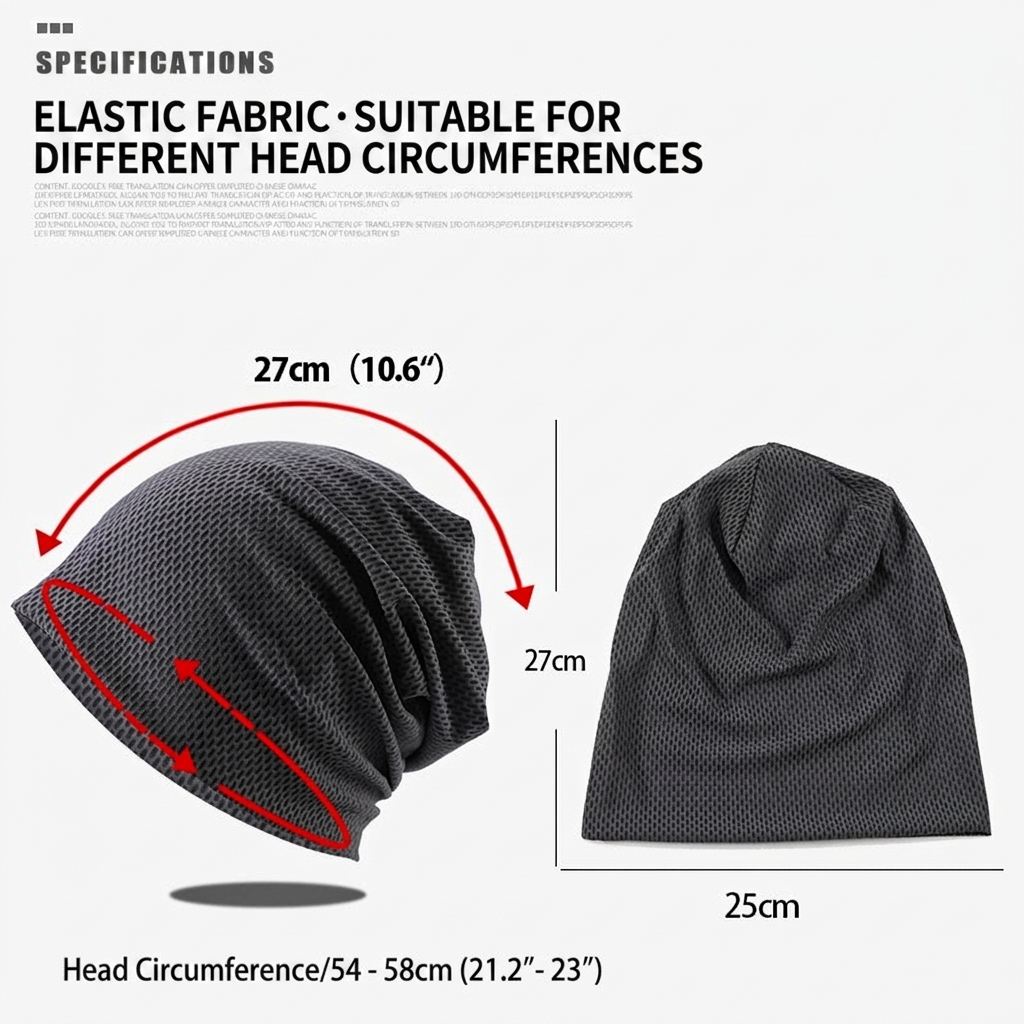 Breathable Mesh Running Beanie - Running Cap Mesh avis et prix