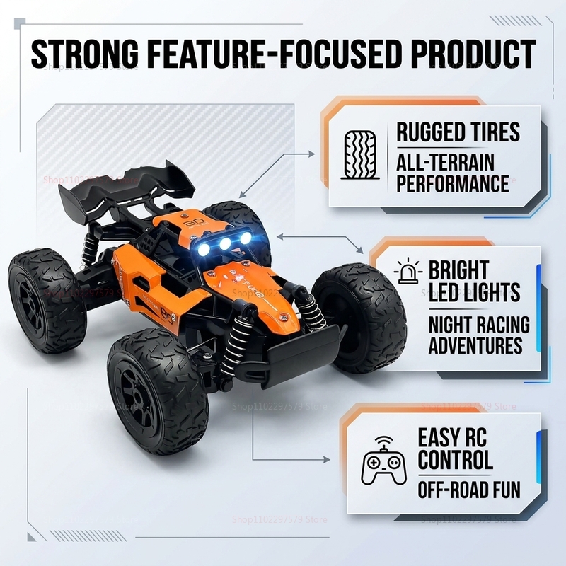 Alloy RC Car 1:32 Scale 2WD 2. - Running Gear Night avis et prix