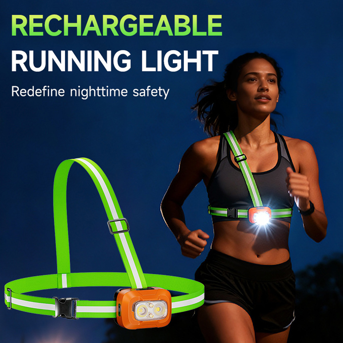Running Light USB Rechargeable - Running Gear Night avis et prix