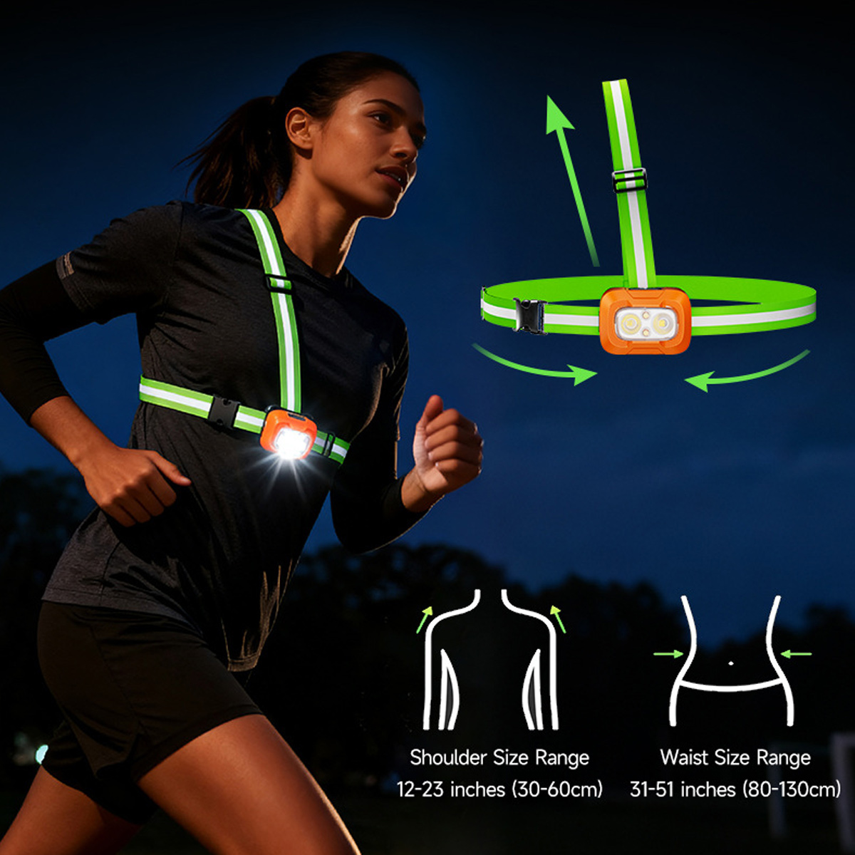 Running Light USB Rechargeable - Running Gear Night avis et prix
