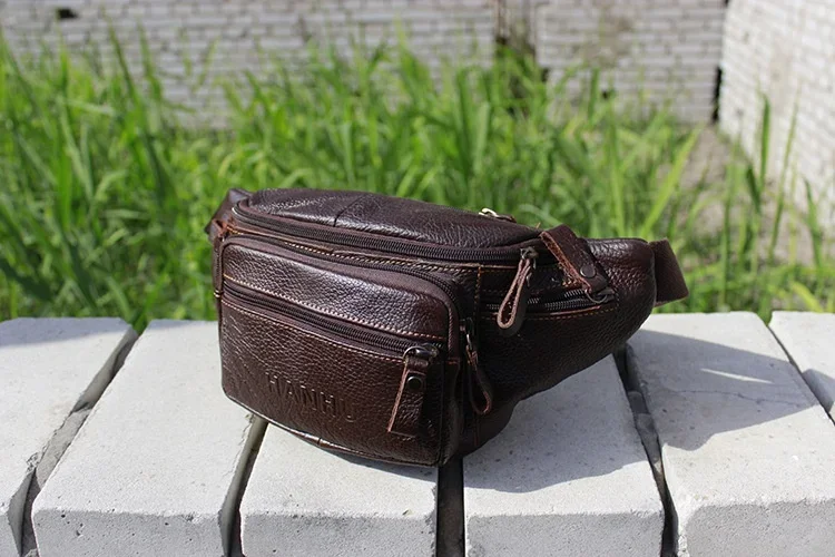 Genuine Cowhide Leather Waist  - Running Gear Organizer avis et prix