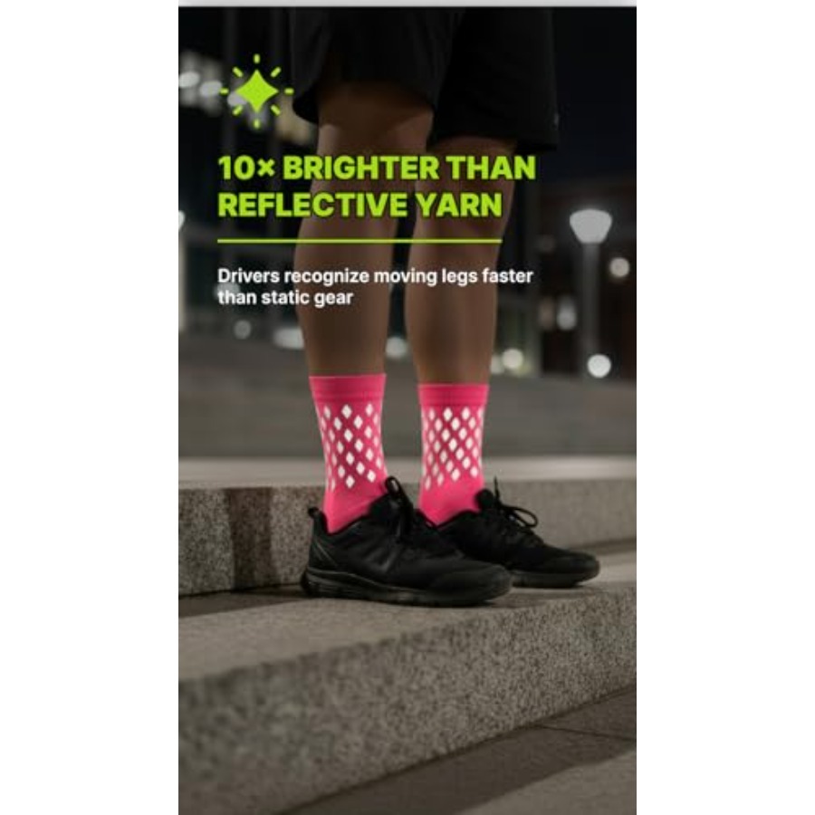 Reflective Socks for cycling a - Running Gear Night avis et prix