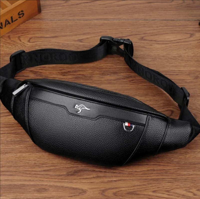 Business Leather Waist Bag Mul - Running Gear Organizer avis et prix