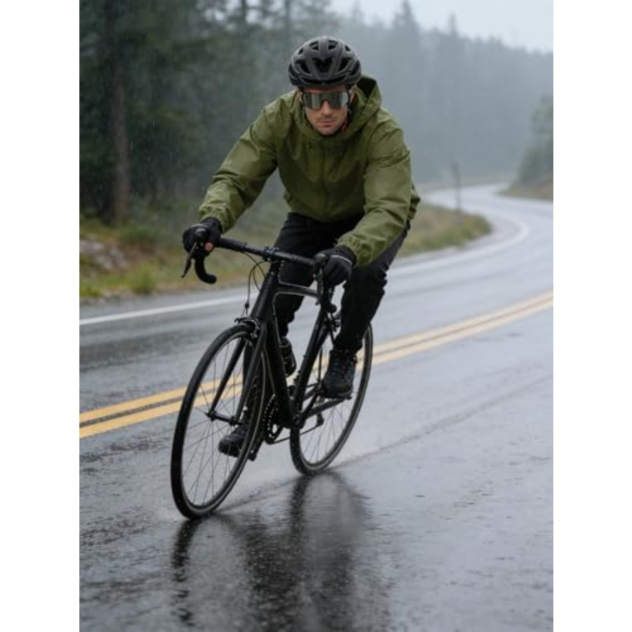 UIQUR Mens Rain Jacket Lightwe - Running Gear Rain avis et prix