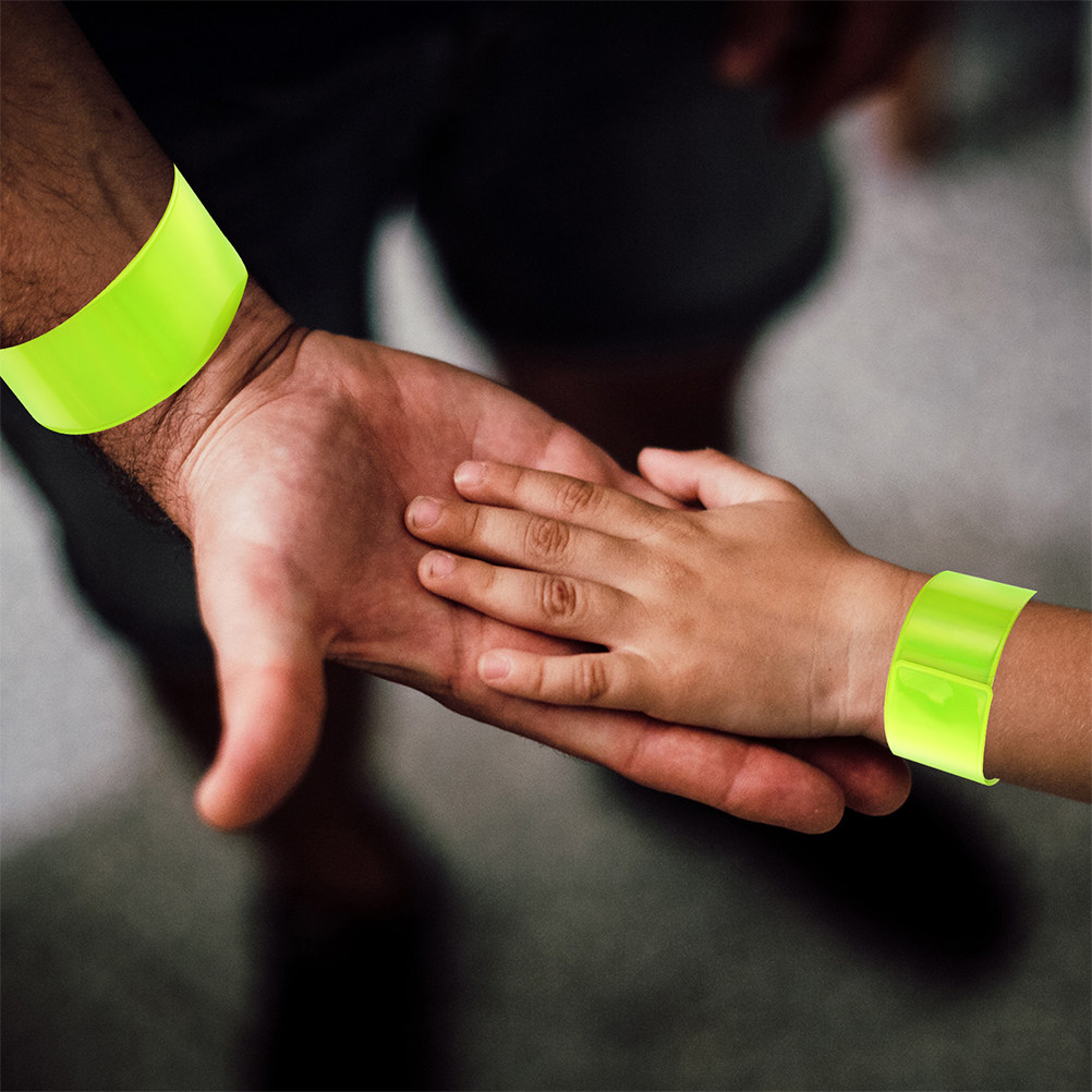 12Pcs Reflective Slap Bracelet - Running Gear Night avis et prix