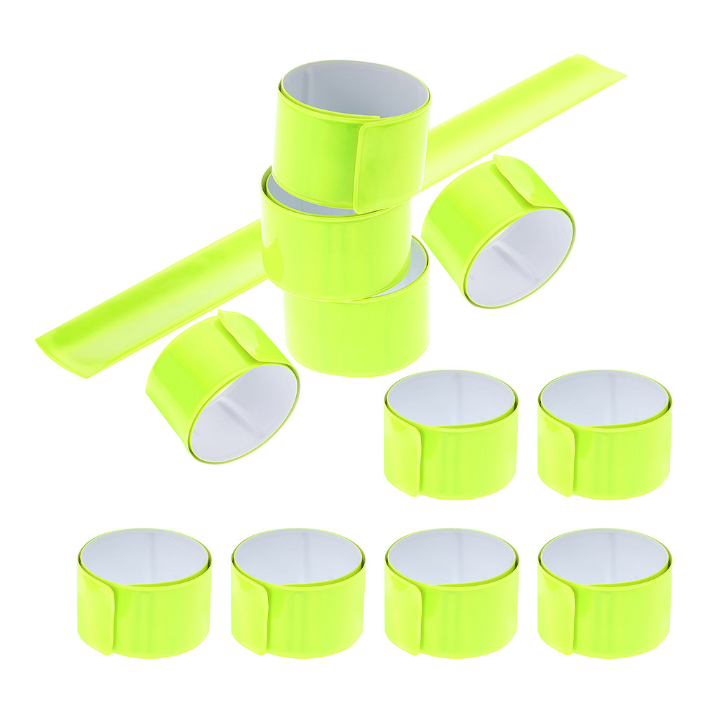 12Pcs Reflective Slap Bracelet - Running Gear Night avis et prix
