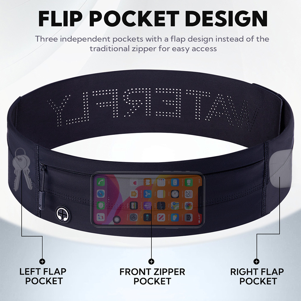 WATERFLY Running Belt Fanny Pa - Running Gear Organizer avis et prix