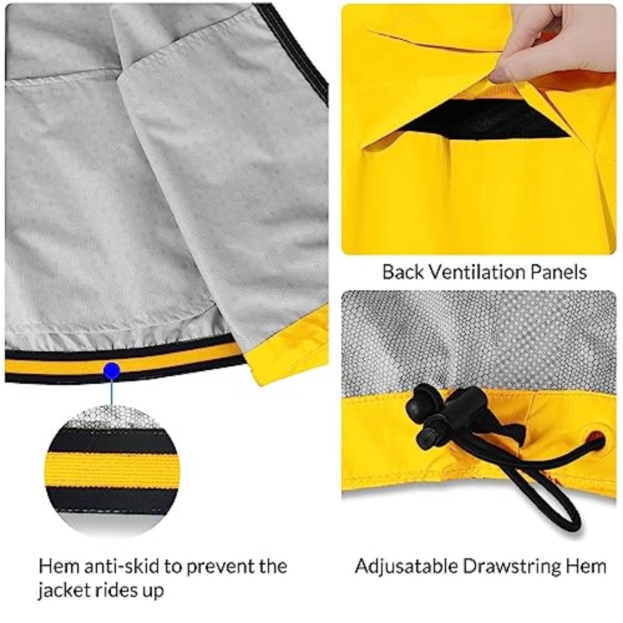 Men's Rain Jacket Waterproof W - Running Gear Rain avis et prix