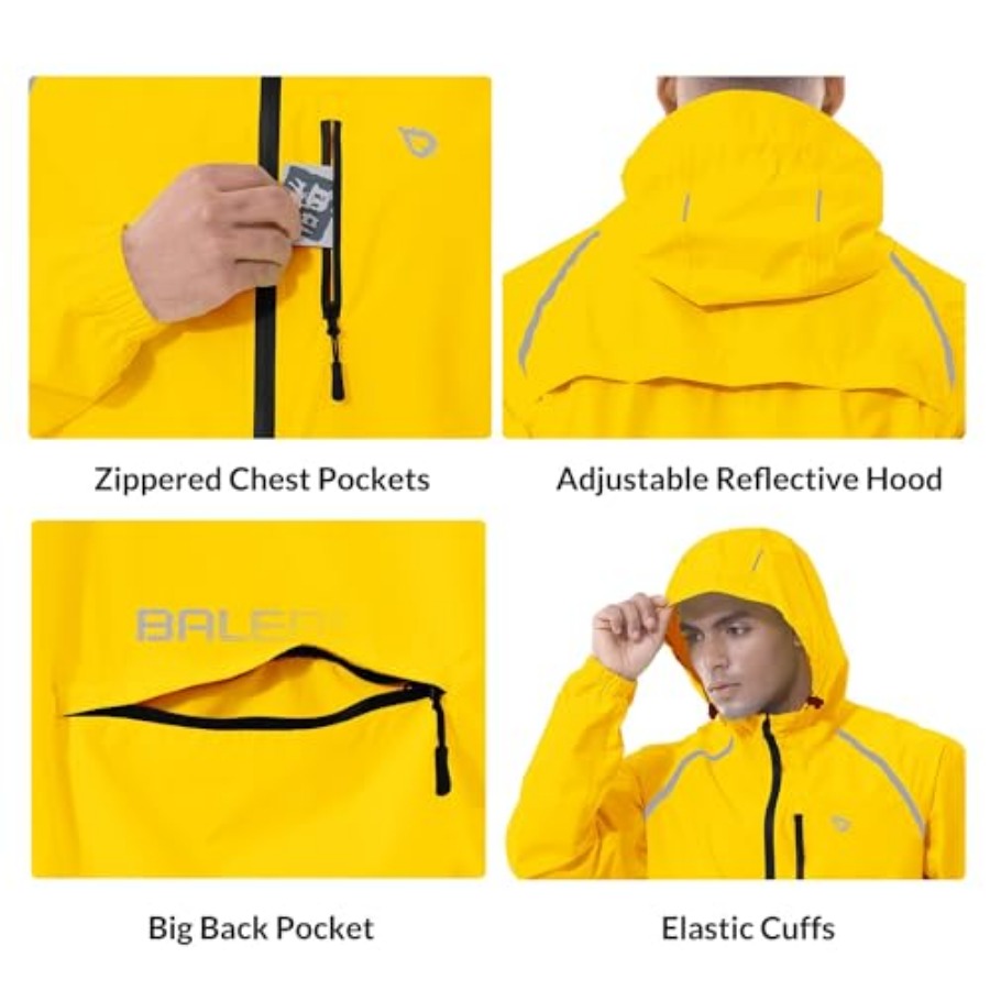 Men's Rain Jacket Waterproof W - Running Gear Rain avis et prix