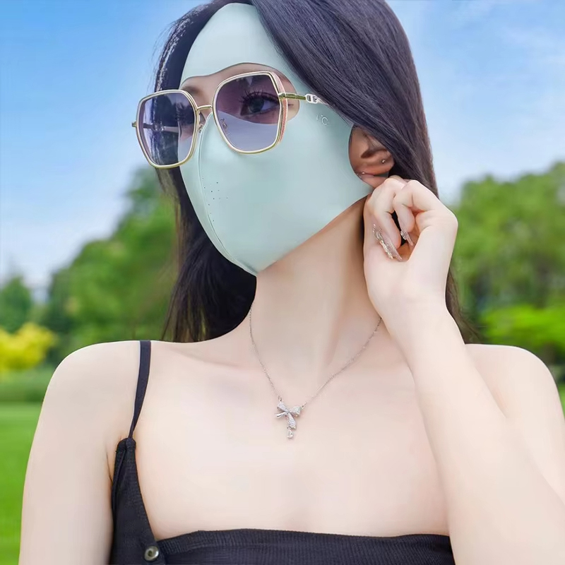 Ice Silk Mask Thin Breathable  - Running Cap Mesh avis et prix