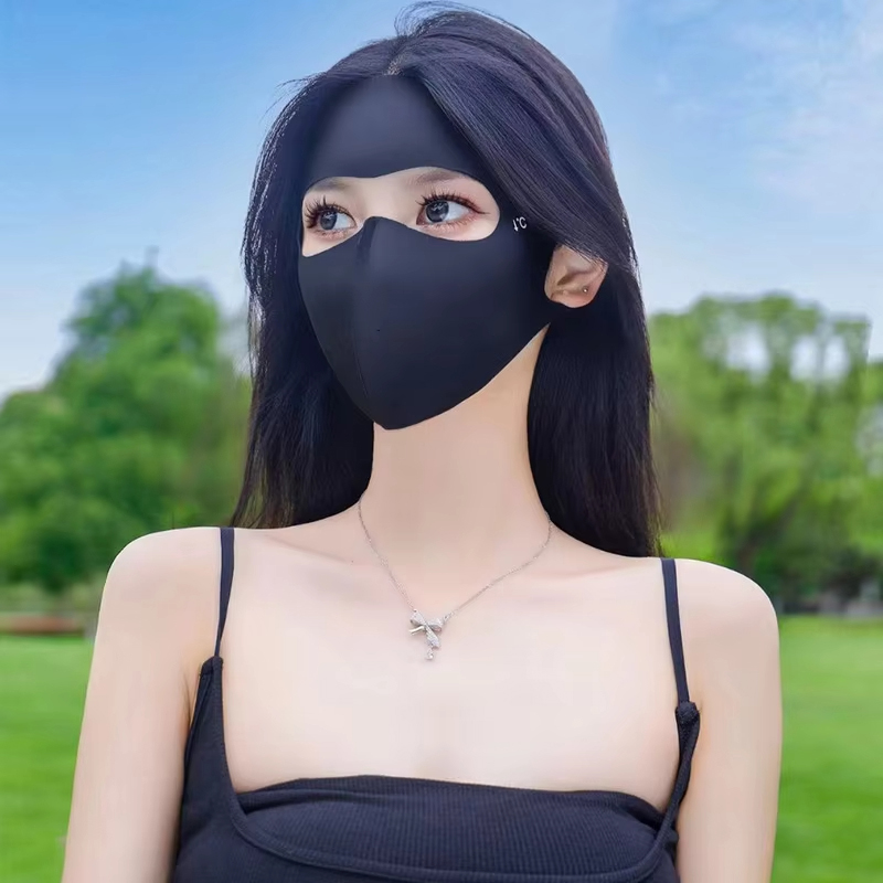 Ice Silk Mask Thin Breathable  - Running Cap Mesh avis et prix