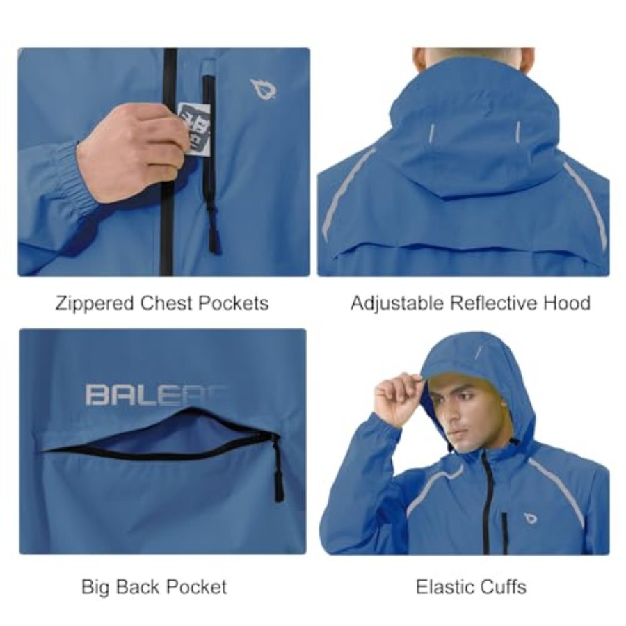 Men's Rain Jacket Waterproof W - Running Gear Rain avis et prix