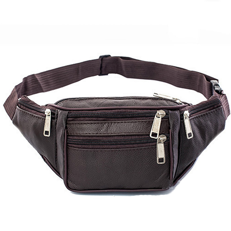 Leather Men Waist Chest Bag Th - Running Gear Organizer avis et prix