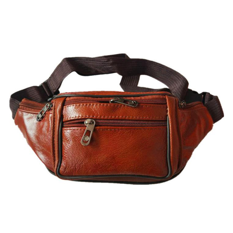 Leather Men Waist Chest Bag Th - Running Gear Organizer avis et prix